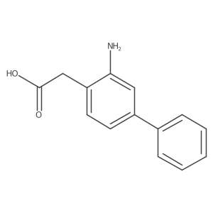 3-Amino[1,1a(2)-biphenyl]-4-acetic acid Structure