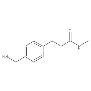 2-[4-(aminomethyl)phenoxy]-N-methylacetamide结构式