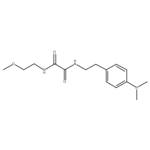 N1-(4-(dimethylamino)phenethyl)-N2-(2-methoxyethyl)oxalamide结构式