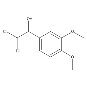2,2-Dichloro-1-(3,4-dimethoxyphenyl)ethanol Structure