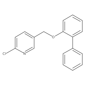 5-[([1,1a(2)-Biphenyl]-2-yloxy)methyl]-2-chloropyridine Structure