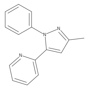 2-(3-Methyl-1-phenyl-1H-pyrazol-5-yl)pyridine Structure
