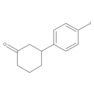 3-(4-Iodophenyl)-cyclohexan-1-one Structure