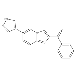 phenyl-[6-(1H-pyrazol-4-yl)imidazo[1,2-a]pyridin-2-yl]methanone Structure