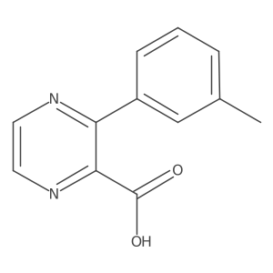 3-m-Tolyl-pyrazine-2-carboxylic acid Structure