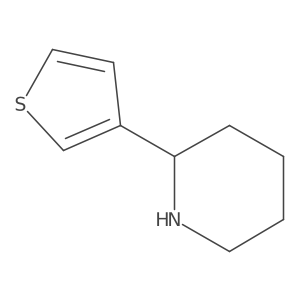 (S)-2-(Thiophen-3-yl)piperidine Structure