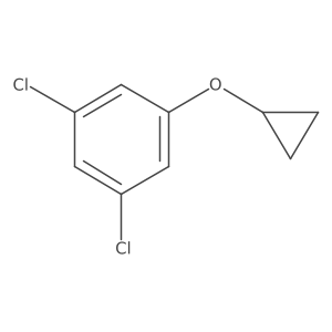 1,3-Dichloro-5-cyclopropoxybenzene结构式