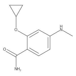 2-Cyclopropoxy-4-(methylamino)benzamide Structure