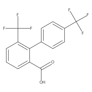 4',6-Bis(trifluoromethyl)-[1,1'-biphenyl]-2-carboxylic acid Structure