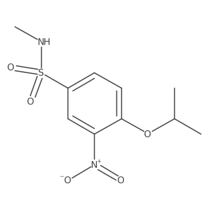 N-methyl-4-[(1-methylethyl)oxy]-3-nitrobenzenesulfonamide Structure