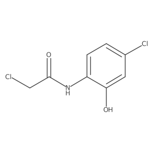 2-chloro-N-(4-chloro-2-hydroxyphenyl)acetamide Structure