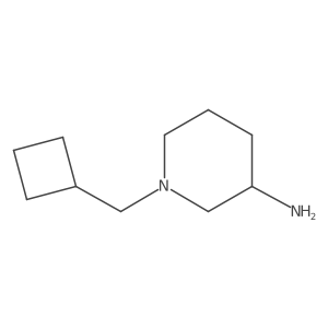 1-(Cyclobutylmethyl)piperidin-3-amine结构式