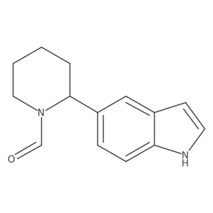 2-(1H-Indol-5-yl)piperidine-1-carbaldehyde结构式