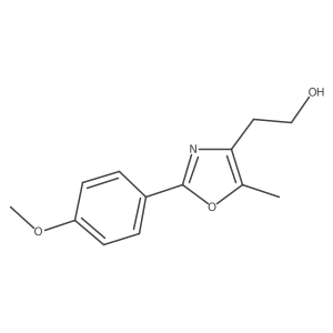 2-[2-(4-Methoxyphenyl)-5-methyloxazol-4-yl]ethanol Structure