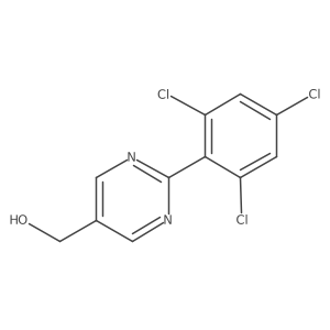 2-(2,4,6-Trichlorophenyl)pyrimidine-5-methanol Structure