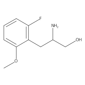 2-Amino-3-(2-fluoro-6-methoxyphenyl)propan-1-ol Structure