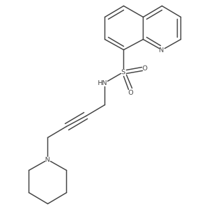 N-[4-(1-piperidyl)but-2-ynyl]quinoline-8-sulfonamide Structure
