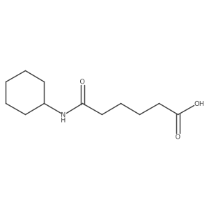 5-Cyclohexylcarbamoylpentanoic acid结构式