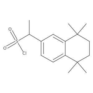 1-(5,5,8,8-Tetramethyl-5,6,7,8-tetrahydronaphthalen-2-yl)ethanesulfonyl chloride结构式