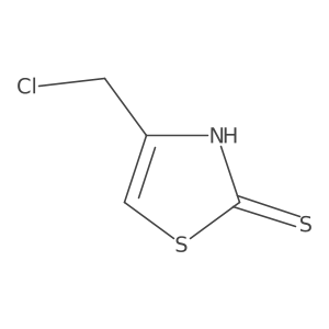 4-(Chloromethyl)thiazole-2-thiol Structure