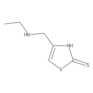 4-((Ethylamino)methyl)thiazole-2-thiol结构式