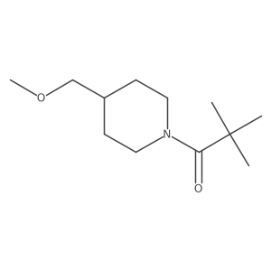 1-[4-(Methoxymethyl)piperidin-1-yl]-2,2-dimethylpropan-1-one结构式