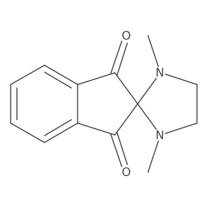 1,3-Dimethylspiro[imidazolidine-2,2a(2)-[2H]indene]-1a(2),3a(2)-dione Structure