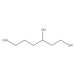 6-Aminohexane-1,3-diol结构式