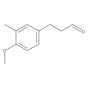 3-(4-Methoxy-3-methylphenyl)propanal Structure