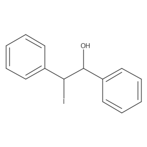 2-Iodo-1,2-diphenylethanol结构式