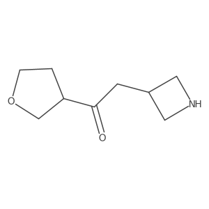2-(3-Azetidinyl)-1-(tetrahydro-3-furyl)ethanone Structure