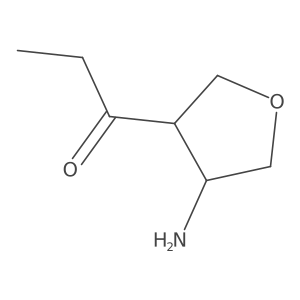 1-(4-Aminooxolan-3-yl)propan-1-one Structure