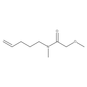 2-methoxy-N-methyl-N-(pent-4-en-1-yl)acetamide Structure