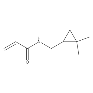 N-[(2,2-dimethylcyclopropyl)methyl]prop-2-enamide结构式