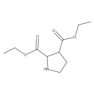 2,3-Diethyl pyrrolidine-2,3-dicarboxylate Structure