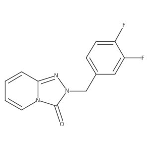 2-[(3,4-difluorophenyl)methyl]-2H,3H-[1,2,4]triazolo[4,3-a]pyridin-3-one结构式