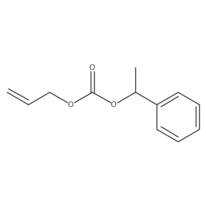 1-Phenylethyl 2-propen-1-yl carbonate Structure