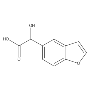 2-(1-Benzofuran-5-yl)-2-hydroxyacetic acid Structure