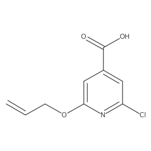 2-Chloro-6-prop-2-enoxypyridine-4-carboxylic acid结构式