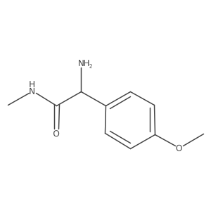 2-amino-2-(4-methoxyphenyl)-N-methylacetamide Structure