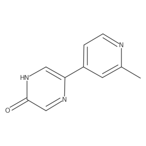 5-(2-Methylpyridin-4-yl)-1,2-dihydropyrazin-2-one结构式