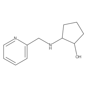 (1R,2R)-2-{[(pyridin-2-yl)methyl]amino}cyclopentan-1-ol结构式