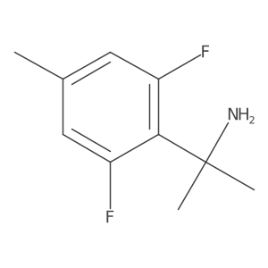 2-(2,6-Difluoro-4-methylphenyl)propan-2-amine结构式