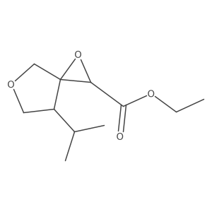 Ethyl 7-(propan-2-yl)-1,5-dioxaspiro[2.4]heptane-2-carboxylate Structure