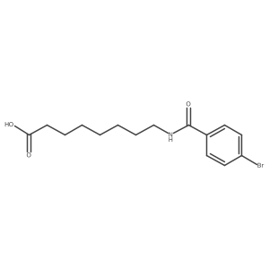 8-[(4-bromobenzoyl)amino]octanoic Acid结构式