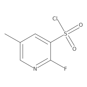 2-Fluoro-5-methylpyridine-3-sulfonyl chloride结构式