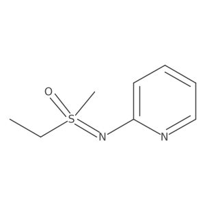 Ethyl(methyl)[(pyridin-2-yl)imino]-lambda6-sulfanone结构式
