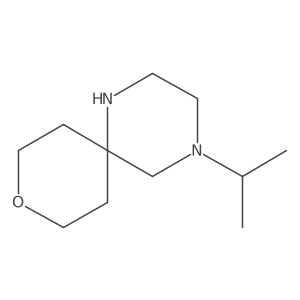 4-Isopropyl-9-oxa-1,4-diazaspiro[5.5]undecane结构式