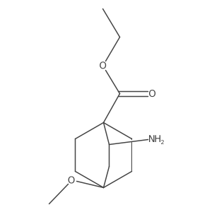 Ethyl 2-amino-4-methoxybicyclo[2.2.2]octane-1-carboxylate Structure