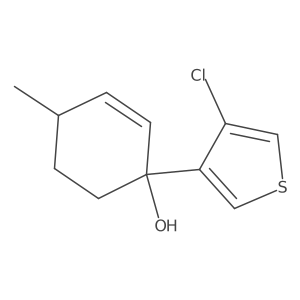1-(4-Chlorothiophen-3-yl)-4-methylcyclohex-2-en-1-ol Structure